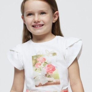 Camiseta estampada niña