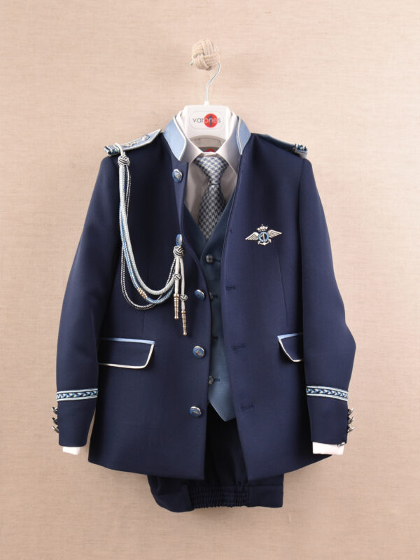 TRAJE ALMIRANTE TEXTURADO MAO, Marino