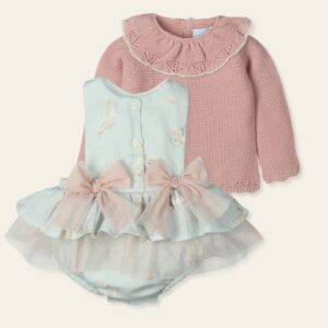 JERSEY PUNTO + PETO BAMBULA ECO ESTAMPADO CARROZA Y CABALLITOS "ADMIRAR"