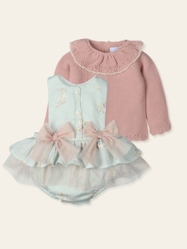 JERSEY PUNTO + PETO BAMBULA ECO ESTAMPADO CARROZA Y CABALLITOS "ADMIRAR"