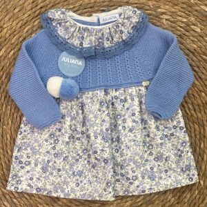 Vestido Cuerpo Punto Flores