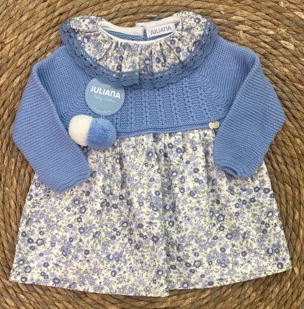 Vestido Cuerpo Punto Flores