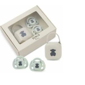 Set 2 Chupetes + Caja Bear , Verde