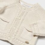 Cardigan cuello redondo