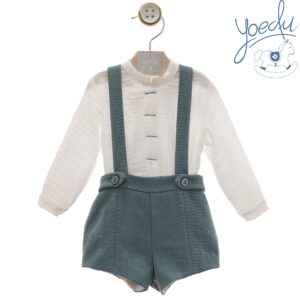 Conjunto Bebe Pantalón corto "FAMILIA LIENZO"