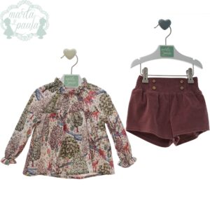 Conjunto Shorts Bebe 2 piezas "FAMILIA HANOI"