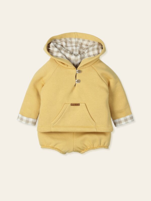 SUDADERA CAPUCHA ECO + CULOTTE FRENCH TERRY "ABRAZAR"