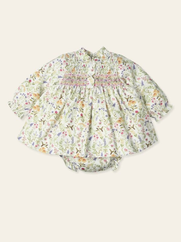 JESUSIN + CULOTTE SMOOK VIELLA ESTAMPADA "DISFRUTAR"