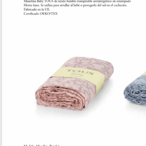 Muselina, bambú, rosa Tous