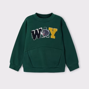 Sudadera texto niño