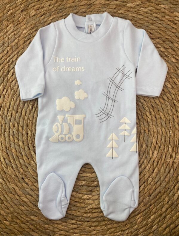 Pijama Algodón Celeste