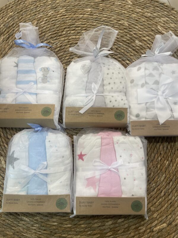 Pack de 3 Gasas,Bambú