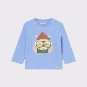 Camiseta interactiva prismáticos bebé