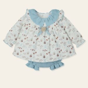 Jesusin + Culotte punto y tejido viella estampado otoño "MECER"