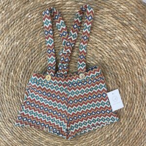 Pantalón corto con Tirantes Étnico