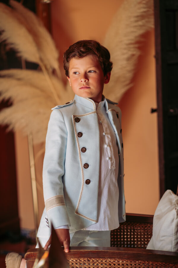 Traje Almirante Mao, Celeste - Imagen 2