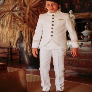 TRAJE ALMIRANTE LINO MAO 3P