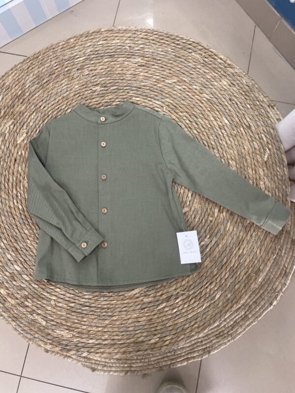 Camisa cuello mao