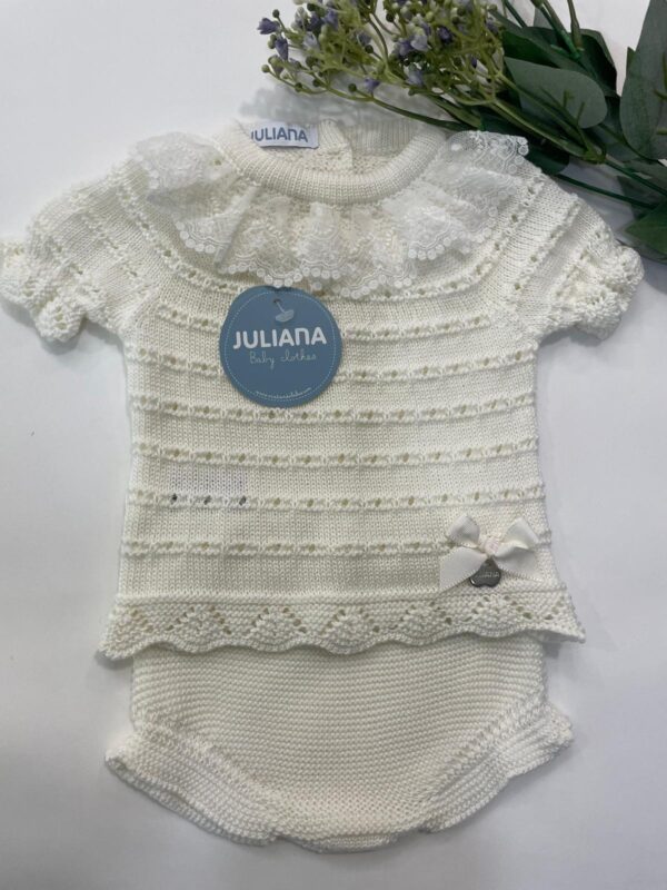 CONJUNTO BRAGA PUNTO PASACINTAS HILO