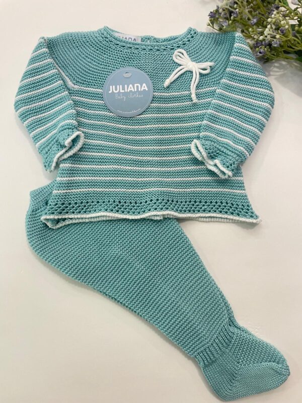 Conjunto rayado 2p.