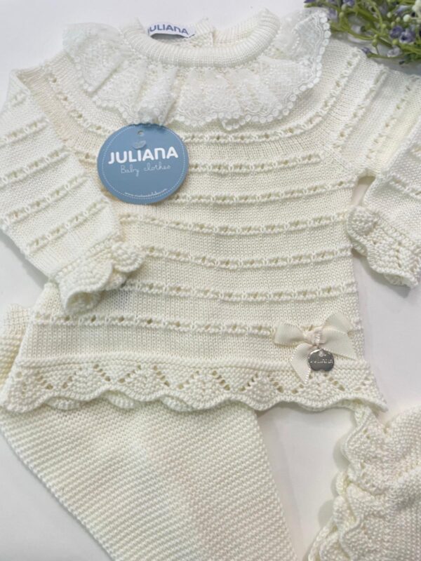 Conjunto 3p. todo pasacintas Crudo - Imagen 3
