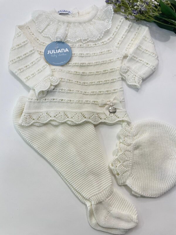 Conjunto 3p. todo pasacintas Crudo