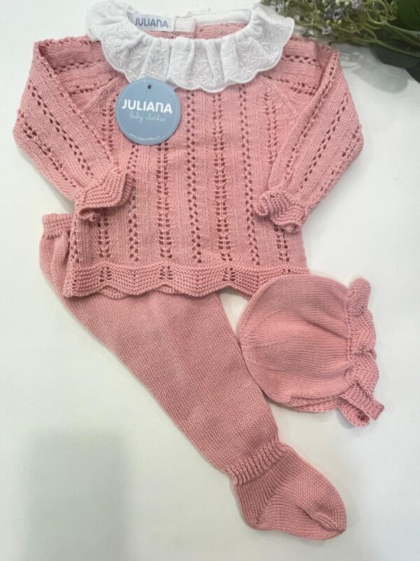 Conjunto 3p. calados vertical