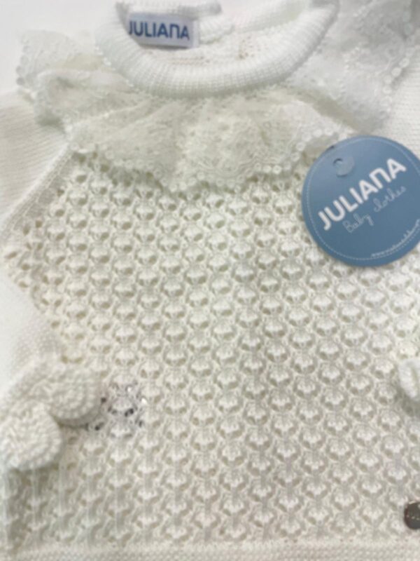 Conjunto 3p. calado Blanco - Imagen 3