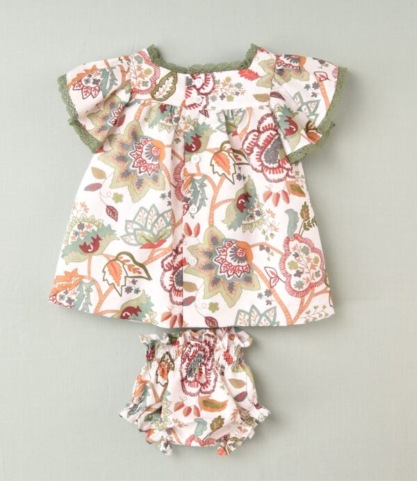 Vestido flores bebé - Imagen 8