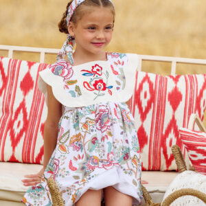 Vestido flores niña