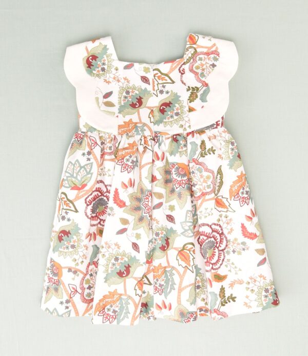 Vestido flores niña - Imagen 3