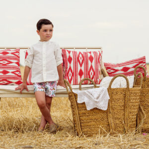 Conjunto flores niño