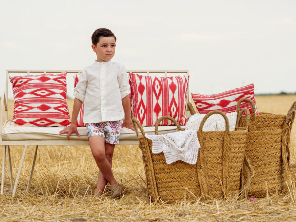 Conjunto flores niño