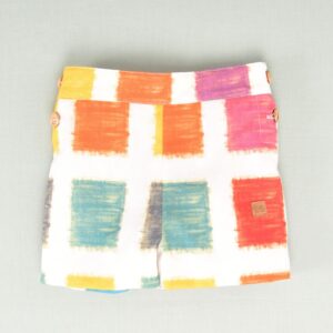 Pantalón corto multicolor