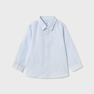 Camisa lino cuello cuello mao