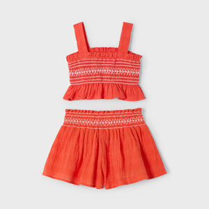 Conjunto short nido de abeja