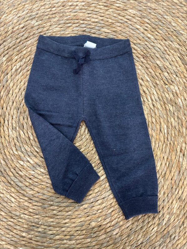 Pantalón tricot azul marino - Imagen 2