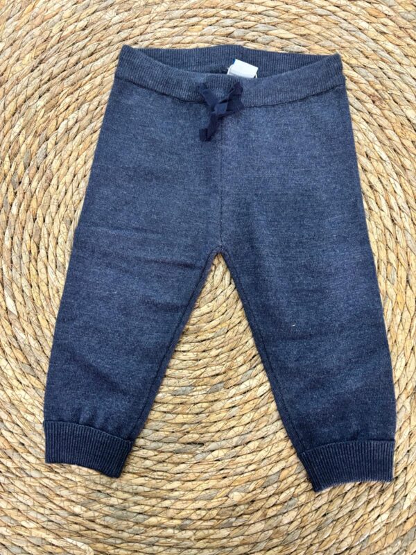Pantalón tricot azul marino
