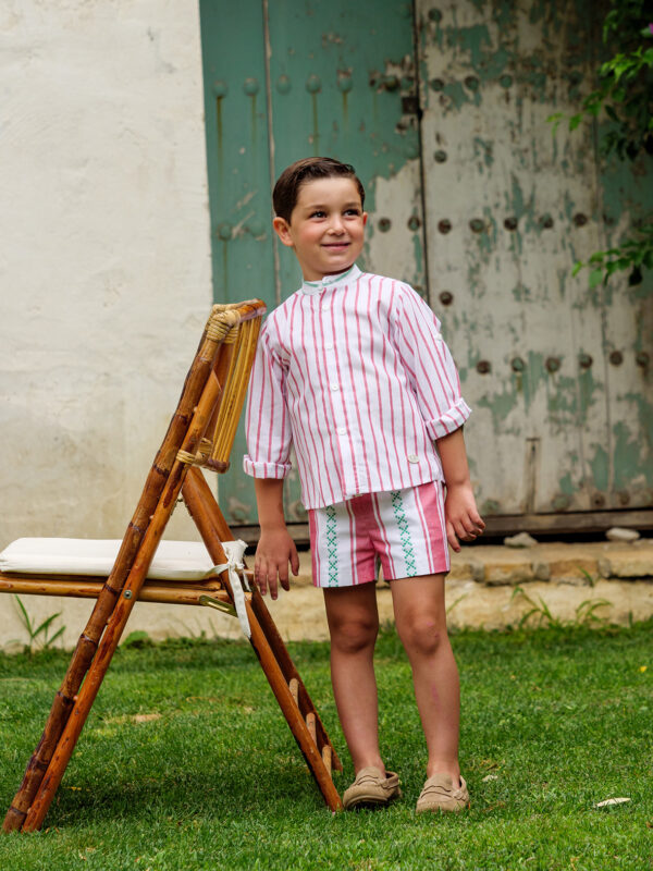 Conjunto rayas niño