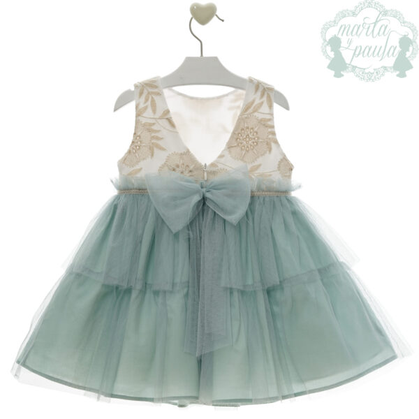 Vestido verde empolvado - Imagen 2