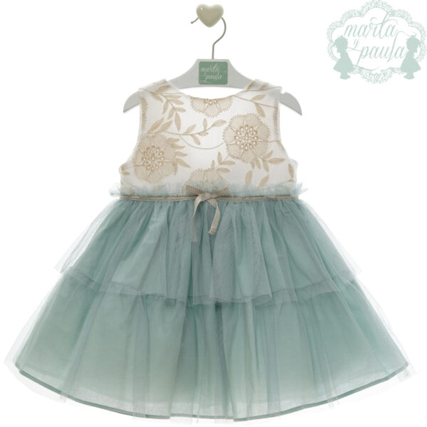 Vestido verde empolvado - Imagen 3