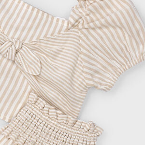 Conjunto falda rayas