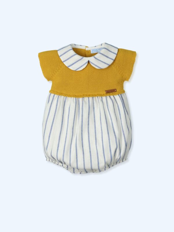 Pelele punto y lino Eco Radiant