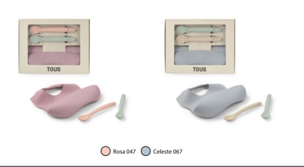 Set babero y cucharas silicona