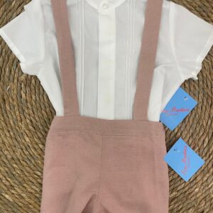 Conjunto peto+camisa manga corta