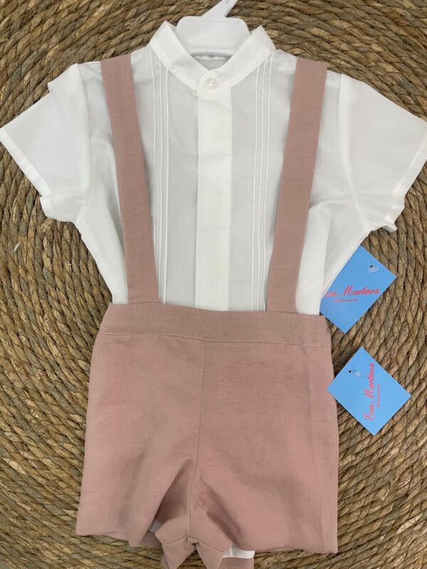 Conjunto peto+camisa manga corta