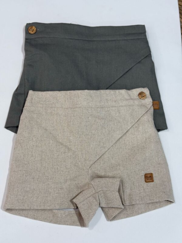 Pantalon corto lino