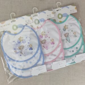 Pack de tres babero