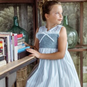 Vestido infantil Zodiaco verde