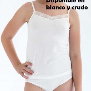 Conjunto ropa interior comunión niña